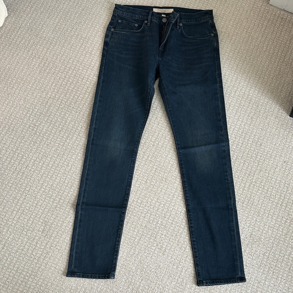 Burberry Men's Dark Blue Slim Jeans